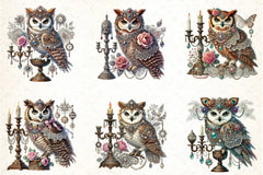 Owls Clipart Bundle 99 - CraftNest - Digital Crafting and Art