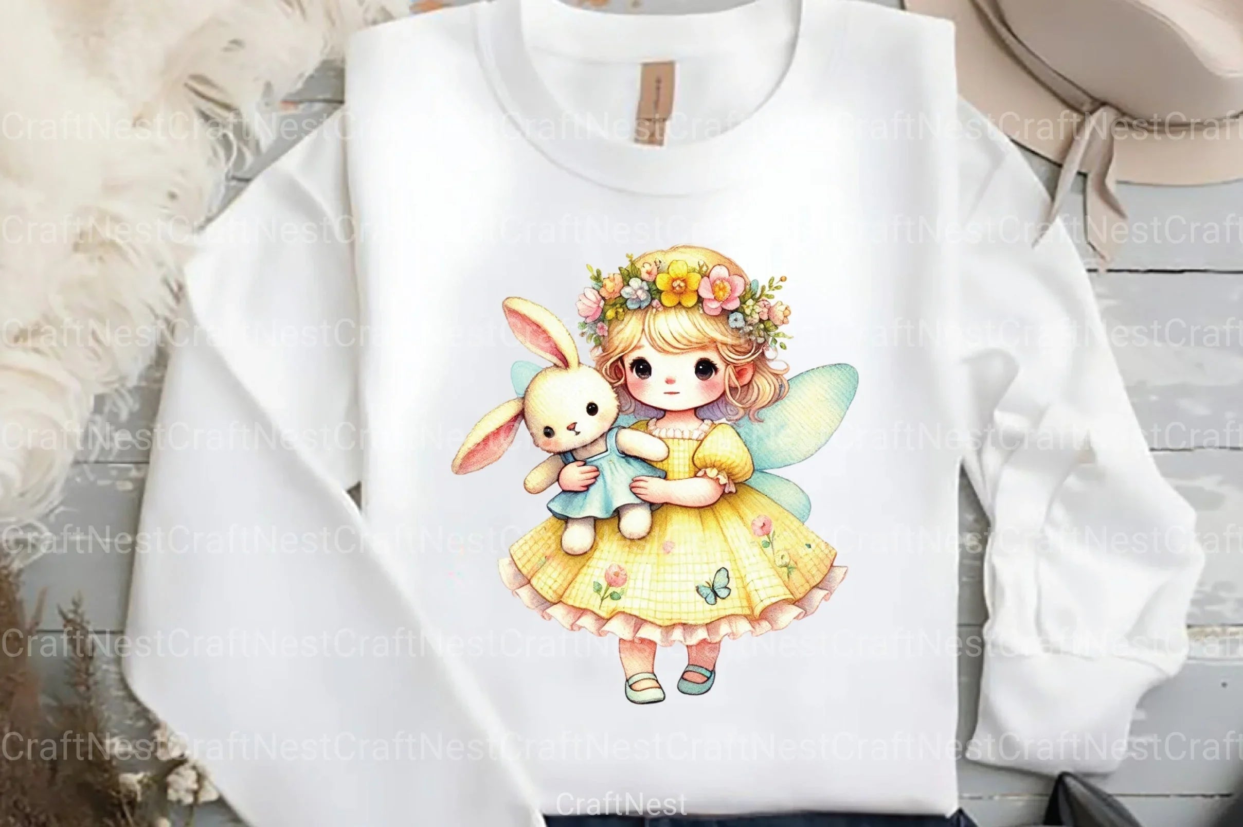 Easter Fairy Clipart Bundle 66 - CraftNest - Digital Crafting and Art