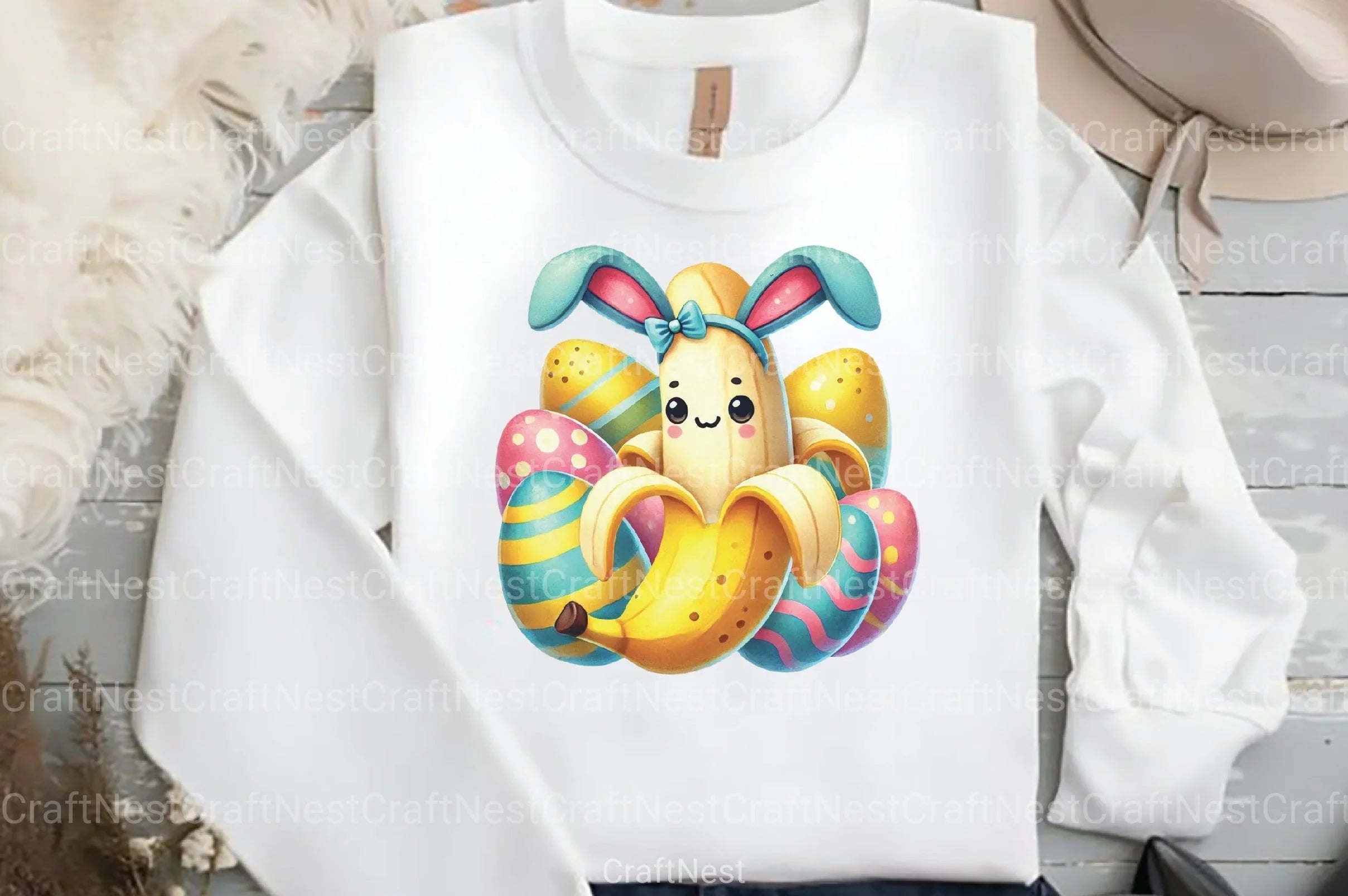 Easter Banana Clipart Bundle 4 - CraftNest - Digital Crafting and Art