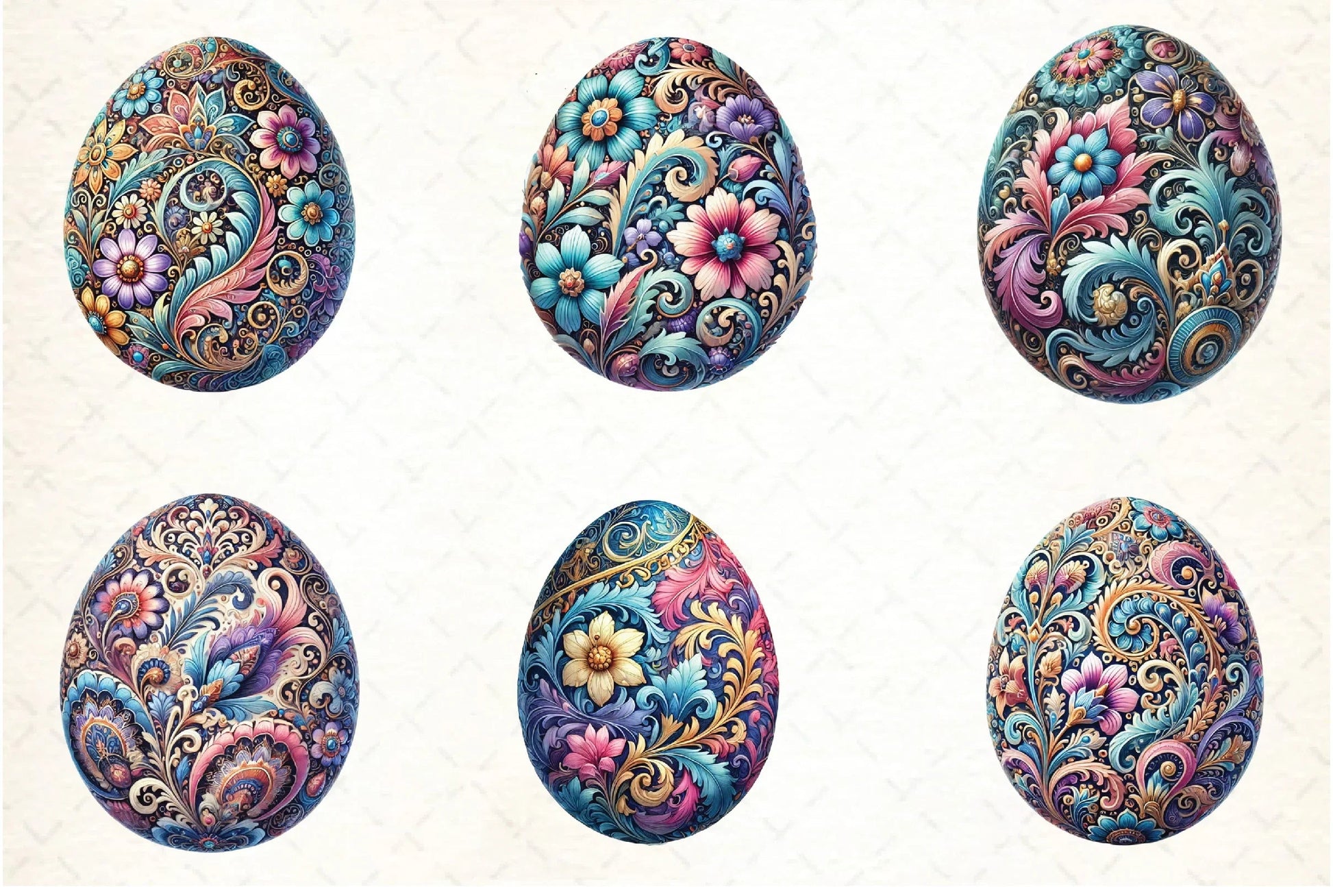 Easter Egg Clipart Bundle - CraftNest - Digital Crafting and Art
