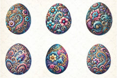 Easter Egg Clipart Bundle - CraftNest - Digital Crafting and Art