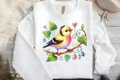 Spring Birds Clipart Bundle 8 - CraftNest - Digital Crafting and Art