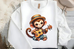 Monkey Clipart Bundle - CraftNest - Digital Crafting and Art