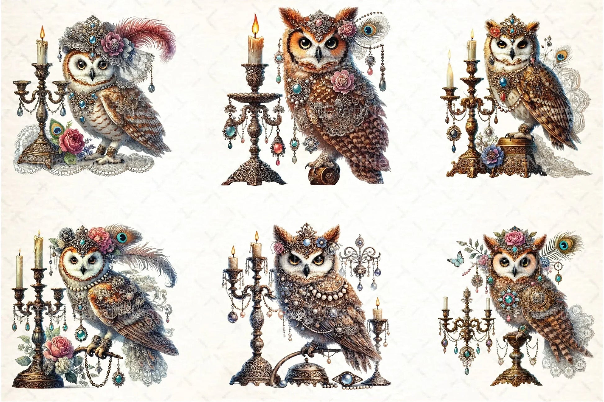 Owls Clipart Bundle 99 - CraftNest - Digital Crafting and Art
