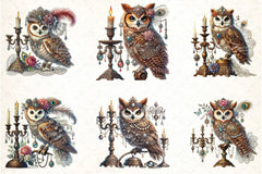Owls Clipart Bundle 99 - CraftNest - Digital Crafting and Art