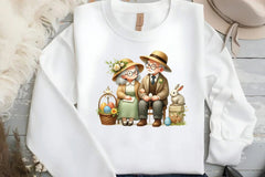 Easter Old Couple Clipart Bundle - CraftNest - Digital Crafting and Art