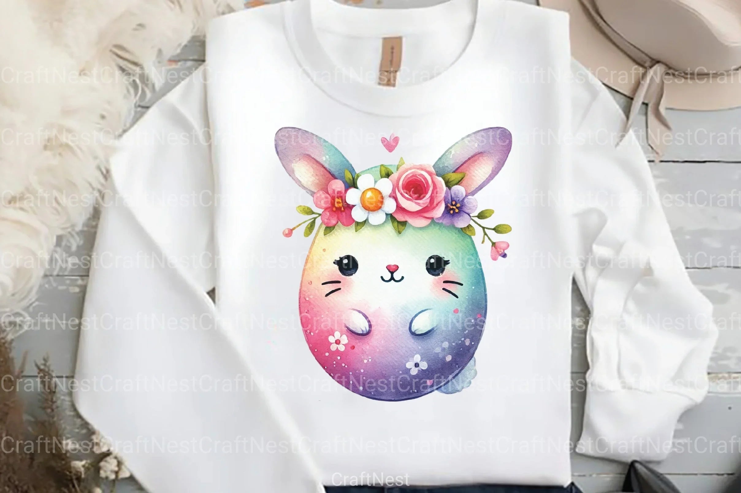 Cute Easter Eggs Clipart Bundle 2 - CraftNest - Digital Crafting and Art