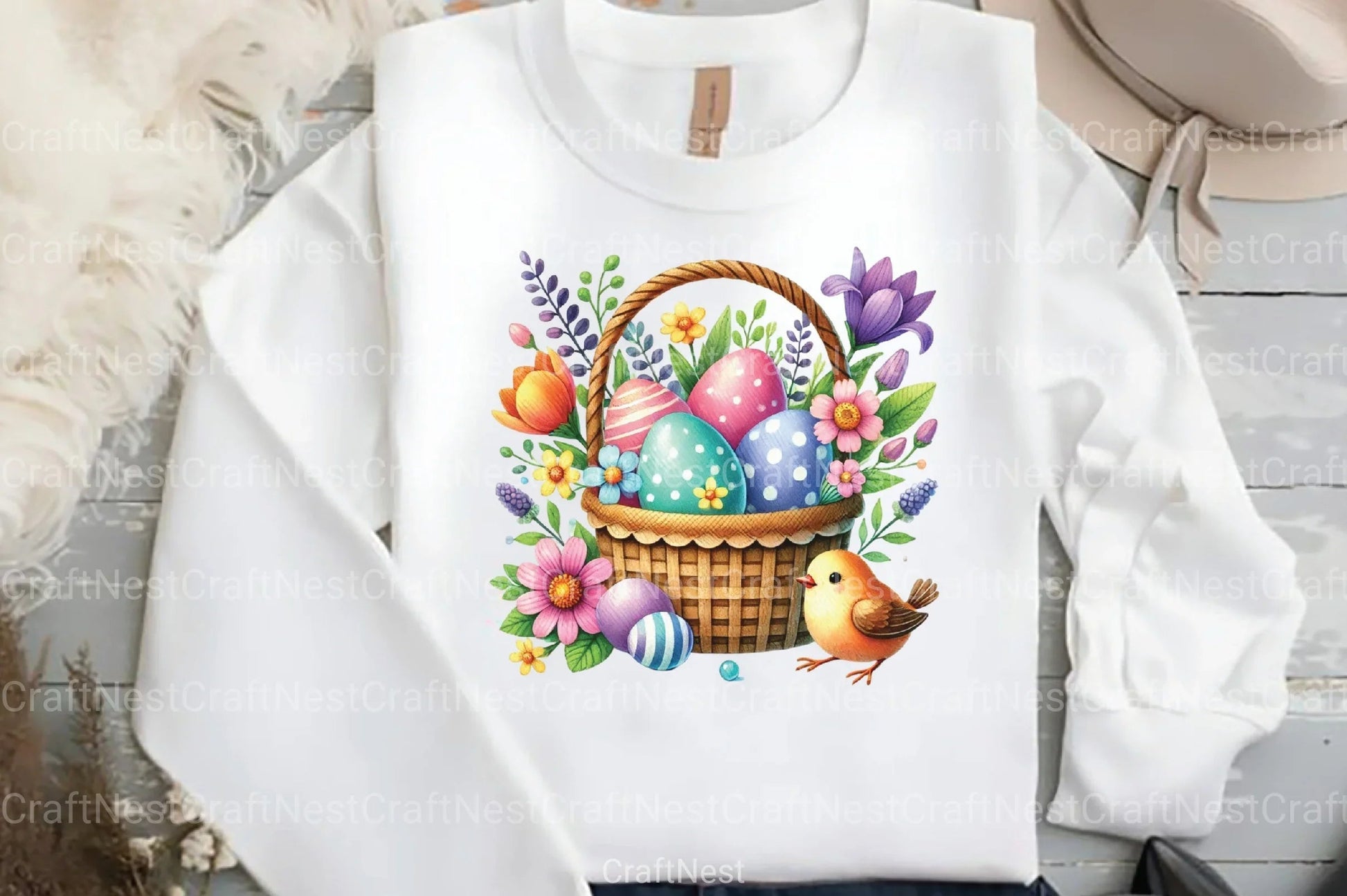 Easter Egg Basket Clipart Bundle - CraftNest - Digital Crafting and Art