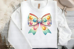 Easter Eggs Coquette Bow Clipart Bundle 1 - CraftNest - Digital Crafting and Art