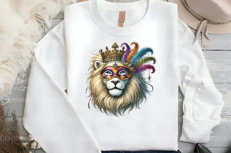 Mardi Gras Animal Clipart Bundle 2 - CraftNest - Digital Crafting and Art