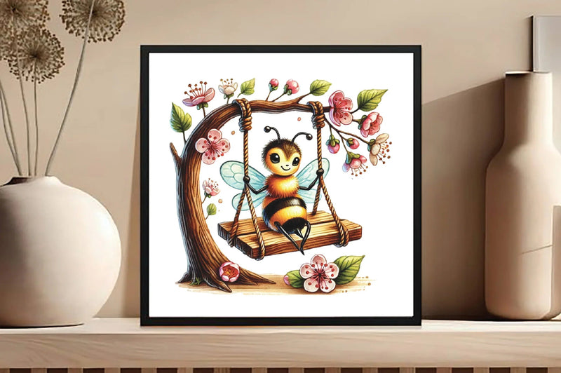 Spring Bees Clipart Bundle - CraftNest - Digital Crafting and Art