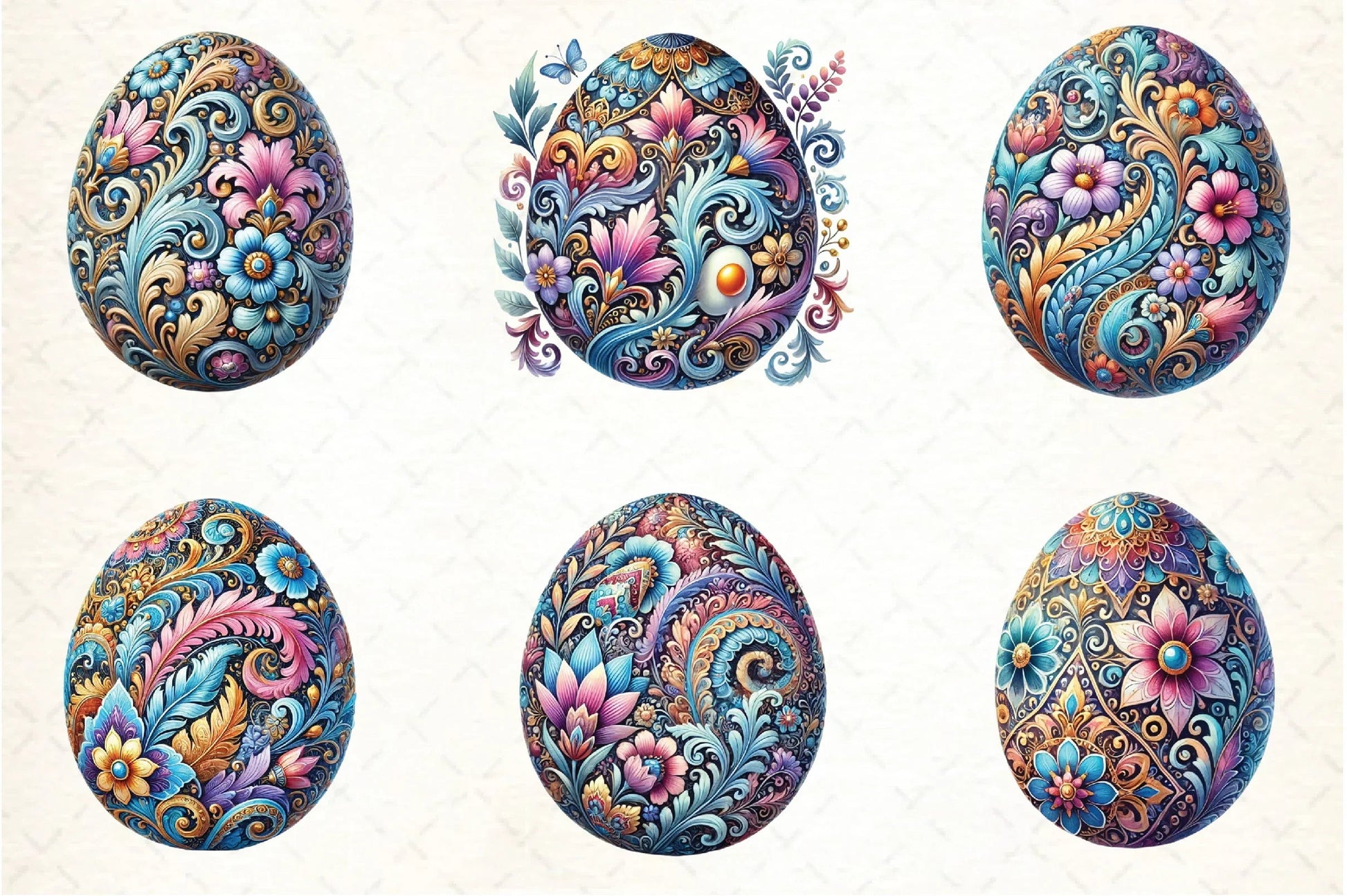 Easter Egg Clipart Bundle - CraftNest - Digital Crafting and Art