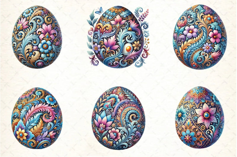 Easter Egg Clipart Bundle - CraftNest - Digital Crafting and Art