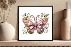 Easter Knitted Butterfly Clipart Bundle - CraftNest - Digital Crafting and Art