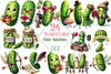 Adorable Pickle Valentine's Clipart Bundle