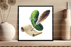 Cute Pickle Valentine's Clipart Bundle - CraftNest - Digital Crafting and Art