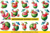 Watermelon Summer Clipart Bundle