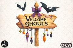 Welcome Ghouls Clipart Bundle - CraftNest - Digital Crafting and Art