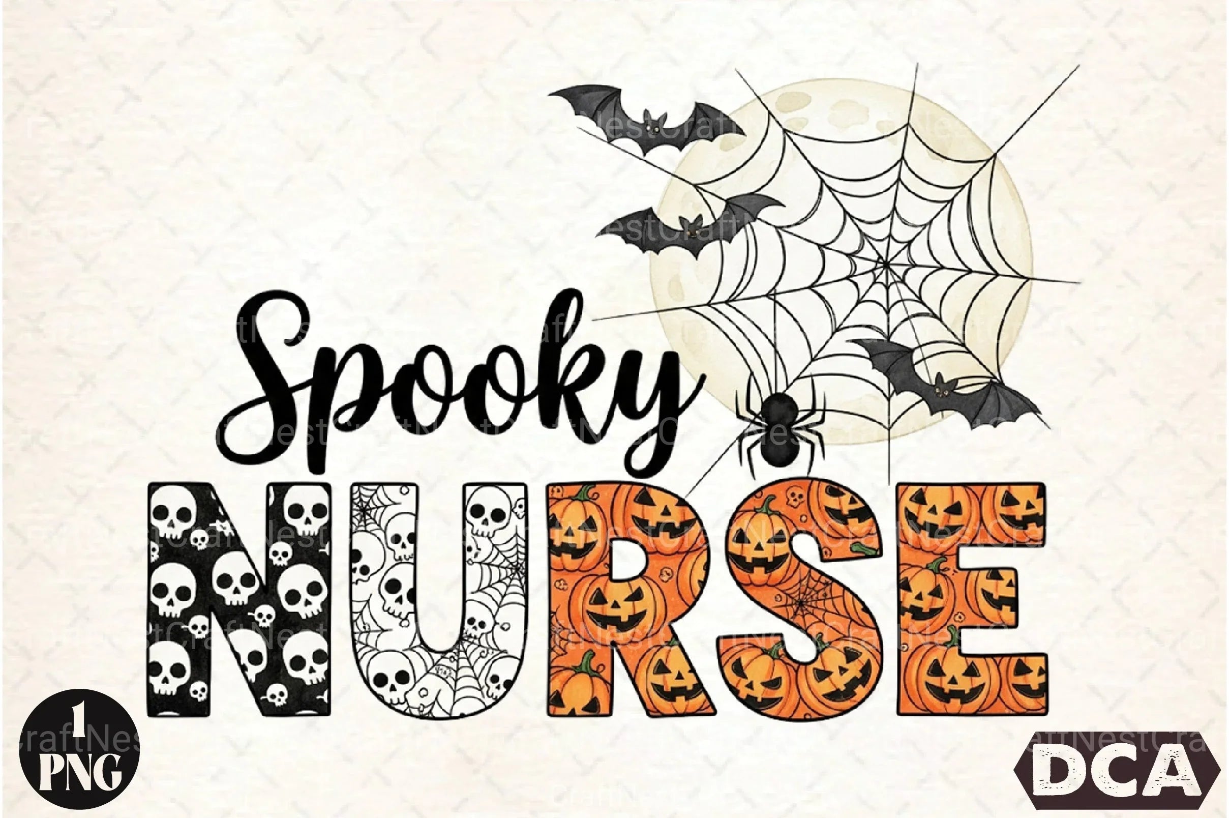 Spooky Nurse Halloween Clipart Bundle 90 - CraftNest - Digital Crafting and Art