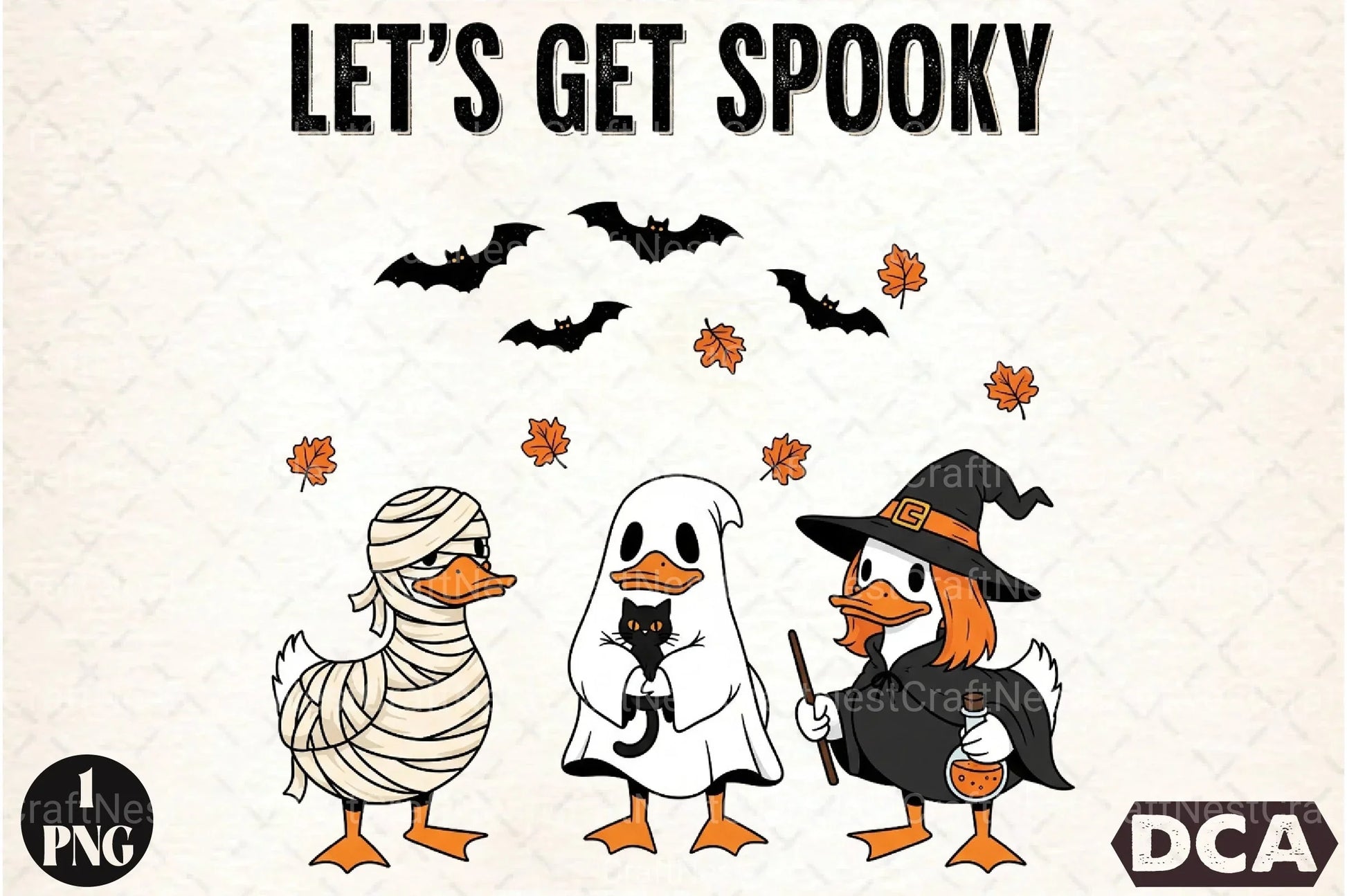 Spooky Halloween Goose Clipart Bundle 99 - CraftNest - Digital Crafting and Art