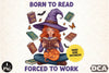 Witchy Clipart Bundle: Born to Read, Forced to Work