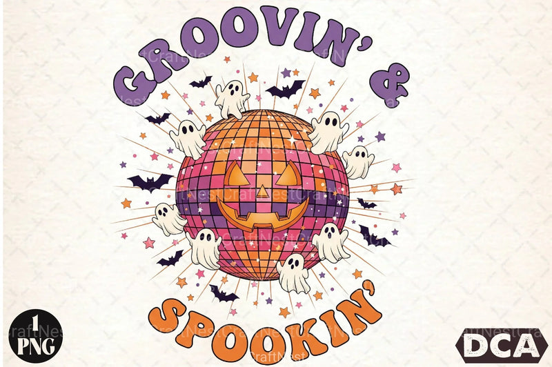 Halloween Groovy Clipart Bundle - CraftNest - Digital Crafting and Art