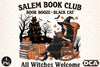 Halloween Witch Salem Book Club Clipart Bundle