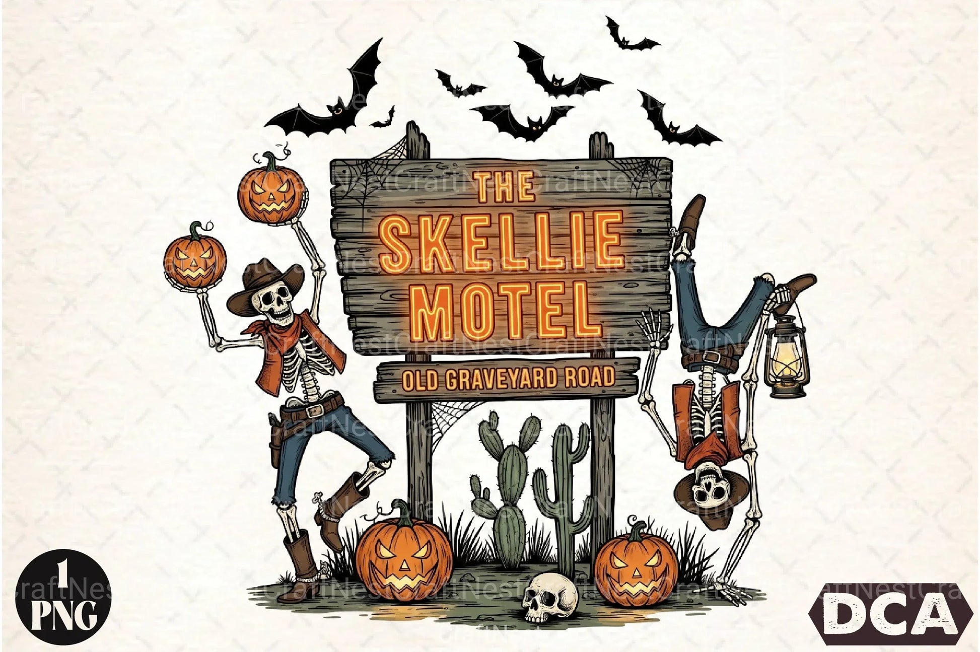 Funny Skeleton Halloween Clipart Bundle - CraftNest - Digital Crafting and Art