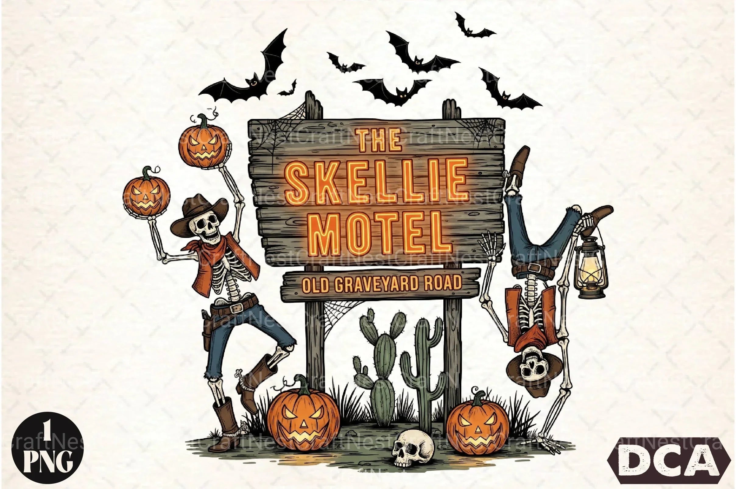 Funny Skeleton Halloween Clipart Bundle - CraftNest - Digital Crafting and Art