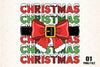 Christmas Bow Clipart Bundle