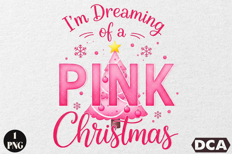 Dreaming of a Pink Christmas Clipart Bundle - CraftNest - Digital Crafting and Art