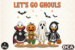Halloween Goose "Let's Go Ghouls" Clipart Bundle - CraftNest - Digital Crafting and Art