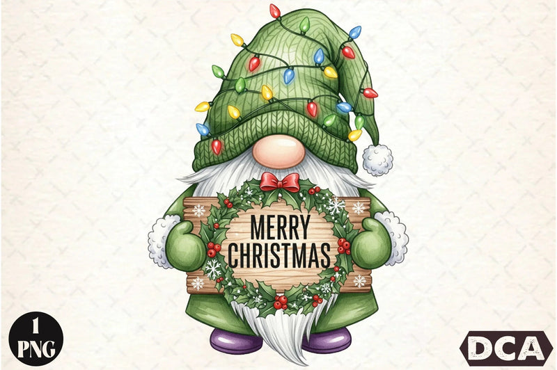 Merry Christmas Gnomes Clipart Bundle - CraftNest - Digital Crafting and Art