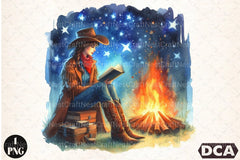 Western Cowgirl Book Clipart Bundle - CraftNest - Digital Crafting and Art