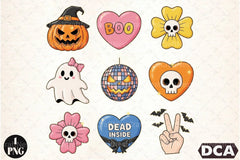 Retro Halloween Clipart Bundle 4 - CraftNest - Digital Crafting and Art
