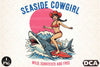 Seaside Cowgirl Retro Summer Clipart Bundle