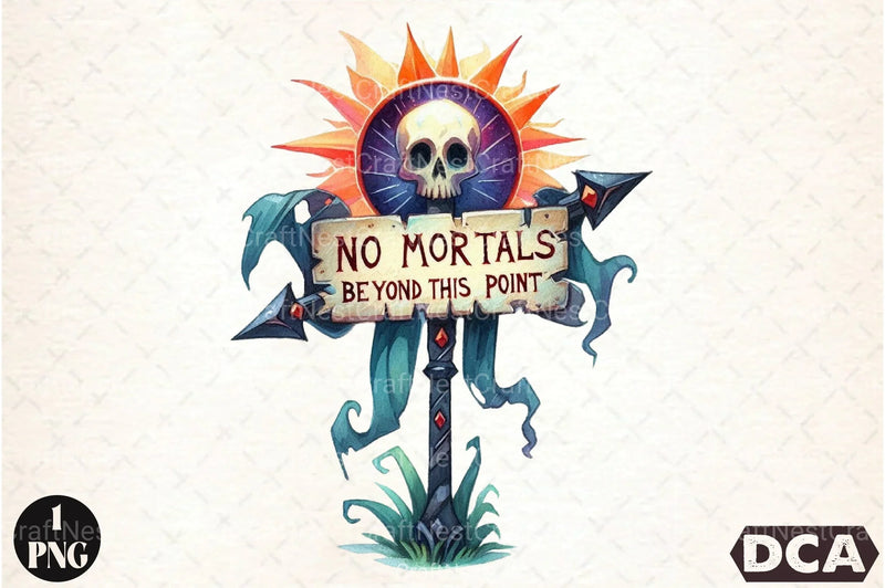 No Mortals Beyond This Point Clipart Bundle - CraftNest - Digital Crafting and Art