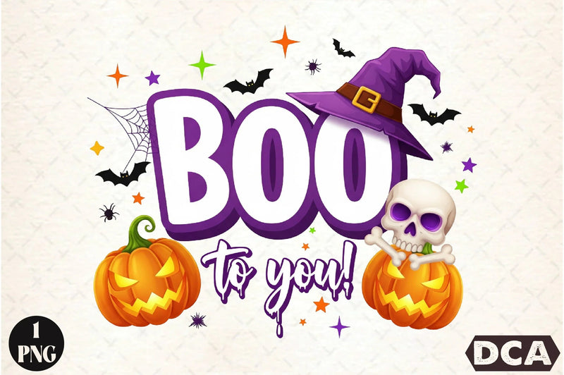 Boo To You Halloween Clipart Bundle - CraftNest - Digital Crafting and Art