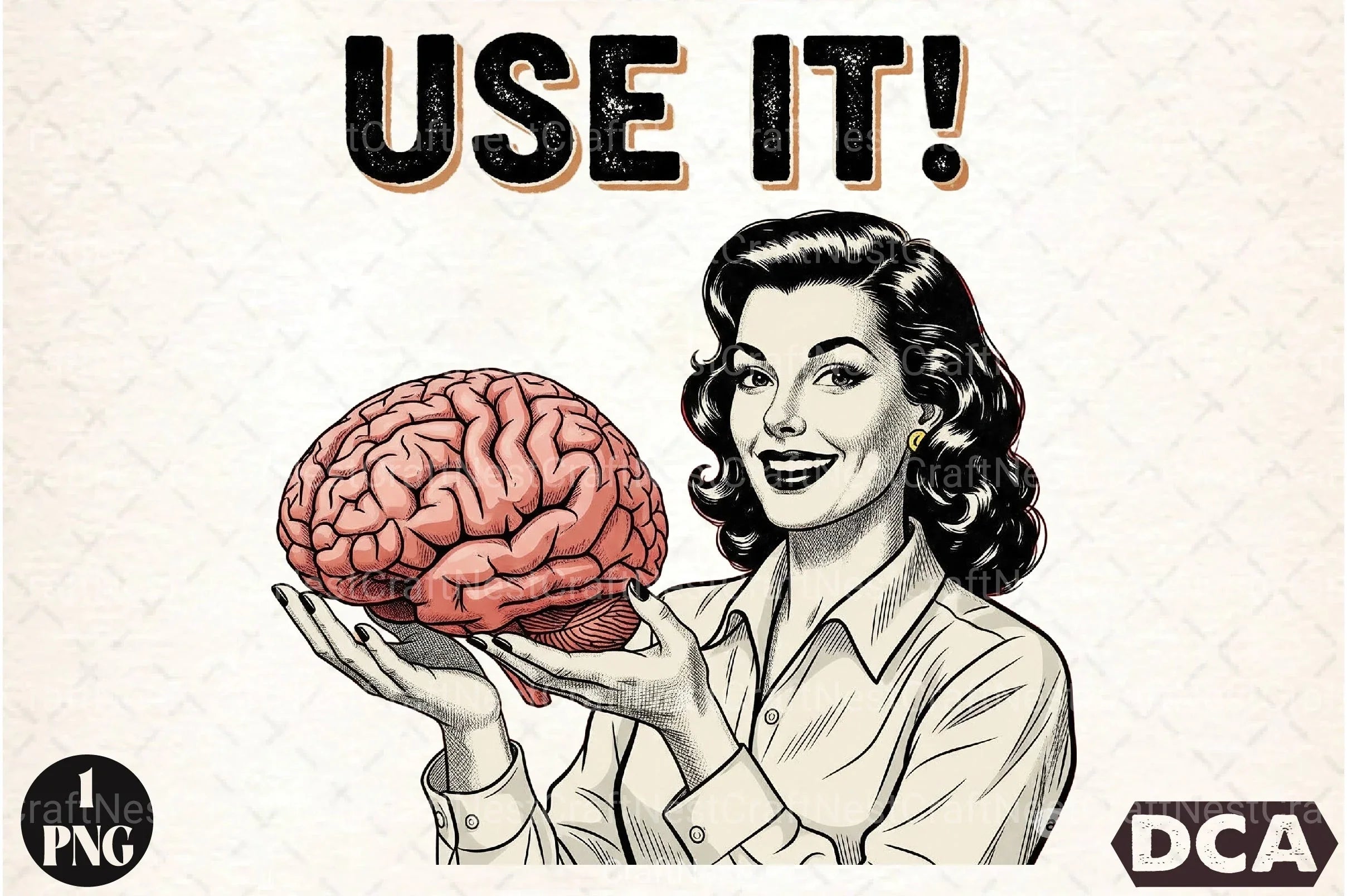 Funny Retro Design Clipart Bundle - CraftNest - Digital Crafting and Art