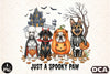 Spooky Paw Halloween Dog Clipart Bundle