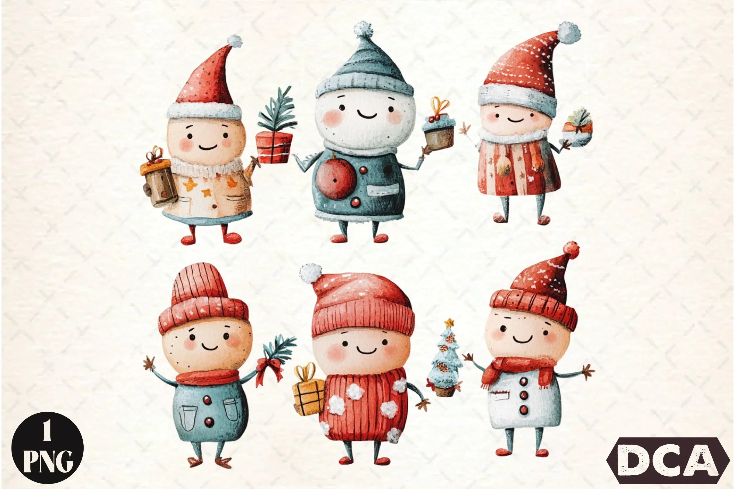 Holiday Animal Clipart Bundle - CraftNest - Digital Crafting and Art
