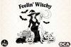 Vintage Halloween Witch Clipart Bundle