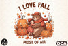 I Love Fall Most of All Clipart Bundle