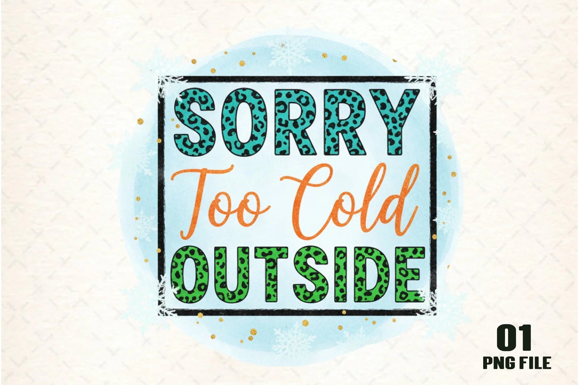 Sorry Too Cold Outside Clipart Bundle - CraftNest - Digital Crafting and Art