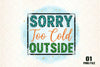 Sorry Too Cold Outside Clipart Bundle