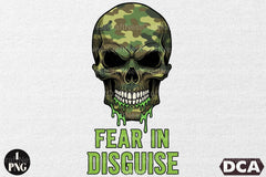 Camo Skull Halloween Clipart Bundle 157 - CraftNest - Digital Crafting and Art