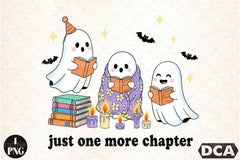 Just One More Chapter Ghost Clipart Bundle - CraftNest - Digital Crafting and Art