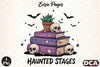 Bookish Halloween Funny Skull Clipart Bundle