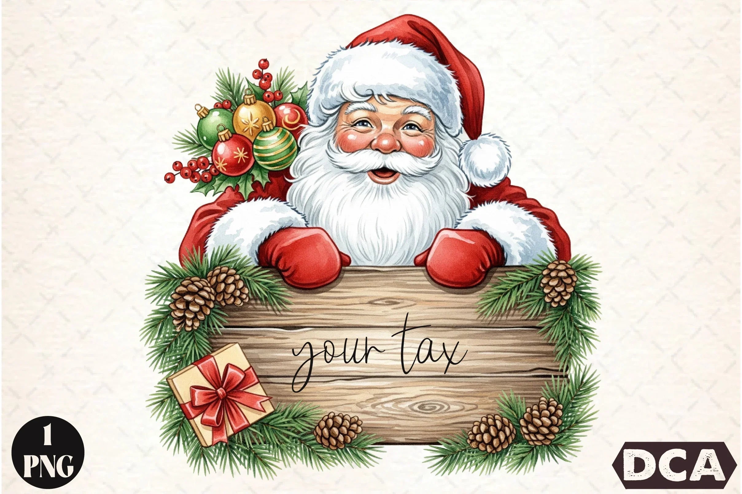 Santa Christmas Clipart Bundle - CraftNest - Digital Crafting and Art