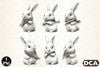 Bunny Illustration Clipart Bundle